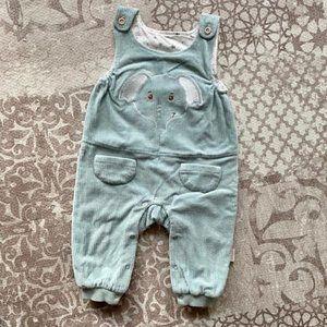 Elephant Corduroy Overall - 6-9M